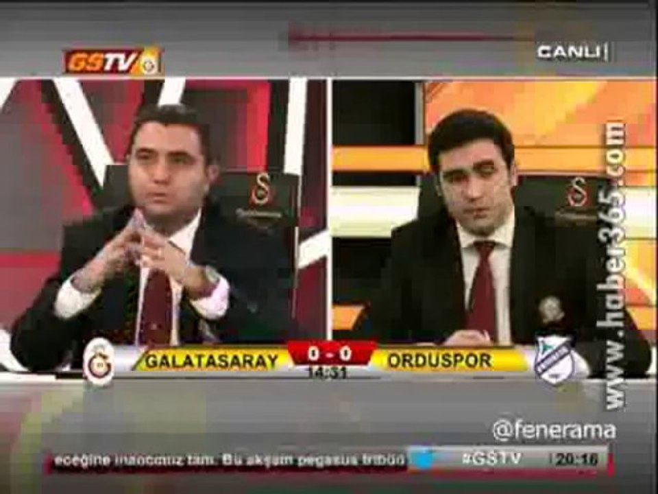 Gs Tv Spikeri Orduspor'dan Gol Yiyince Susup Kaldı