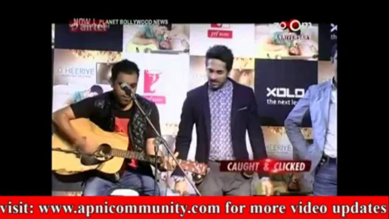 Ayushmann launch his album at an event-Special Report-17 Sep 2103
