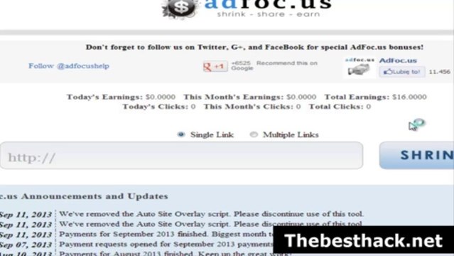 Adfoc Hack Money Generator Dollars Adder