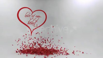 Roses Heart - After Effects Template