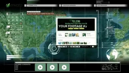 Military Briefing Slide Interface - After Effects Template
