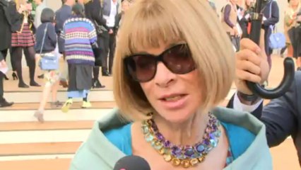 Anna Wintour interview: Vogue editor hits the Burberry show