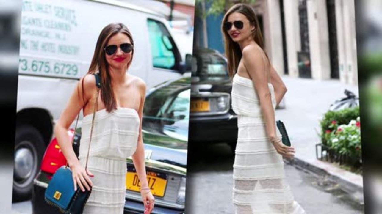 Miranda Kerr Is a Sheer Delight As Orlando Bloom Takes Flynn For a Ride