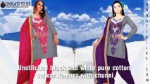 Buy Black salwar kameez online, Black color Indian Punjabi suit shop