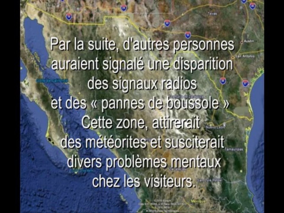 Zones mystérieuses en activité