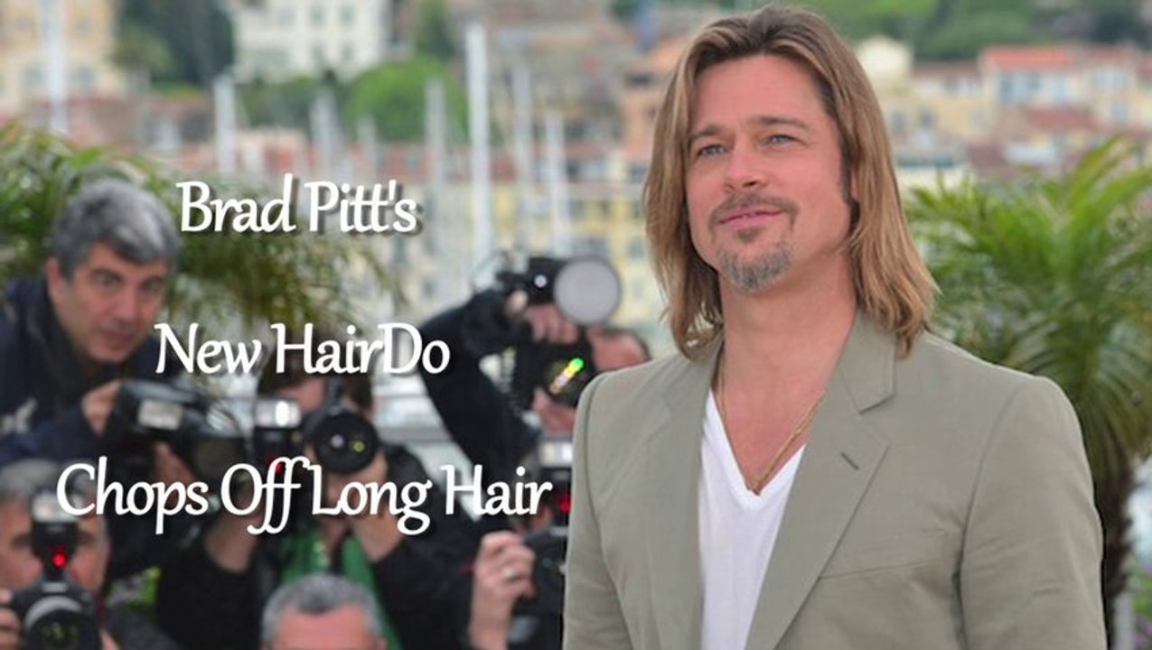 Brad Pitt New Hairdo - Brad Pitt Chops Off Long Hair - Brad Pitt Short Hair Hot Or Not ?