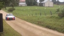 Rally car Crash in a cow field! Violent but lucky!