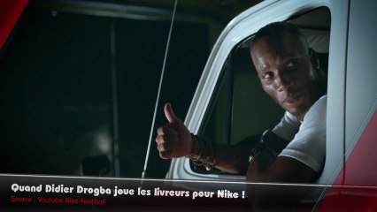 Quand Didier Drogba joue les livreurs pour nike !