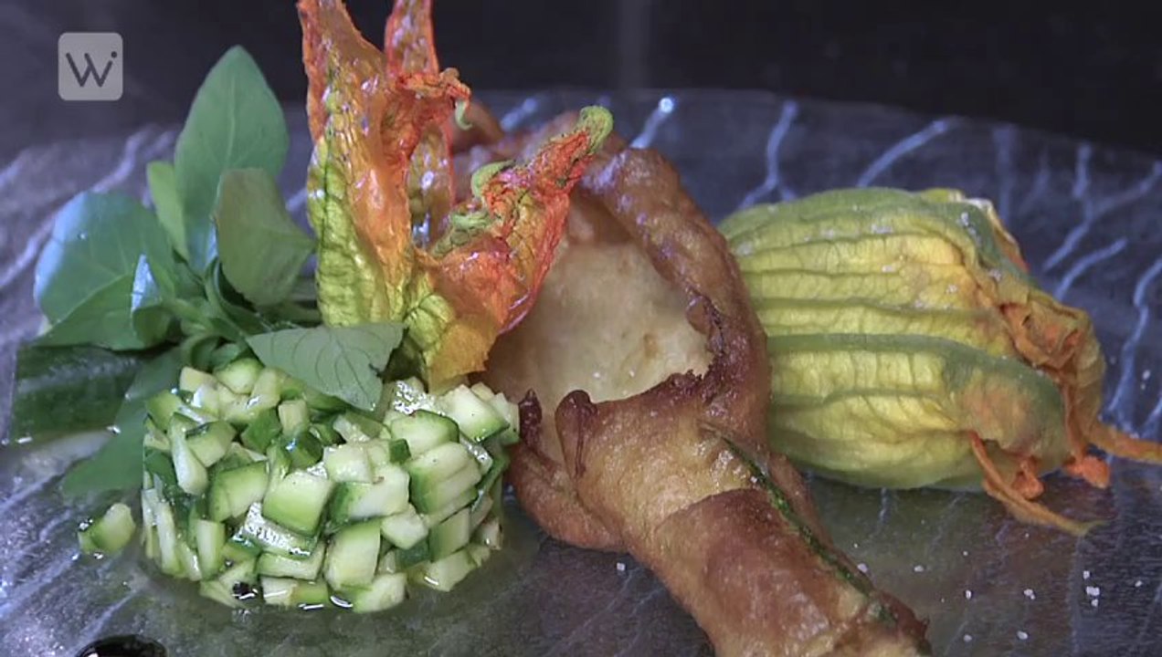 La fleur de courgette revisitée par Olivier Gulizzi