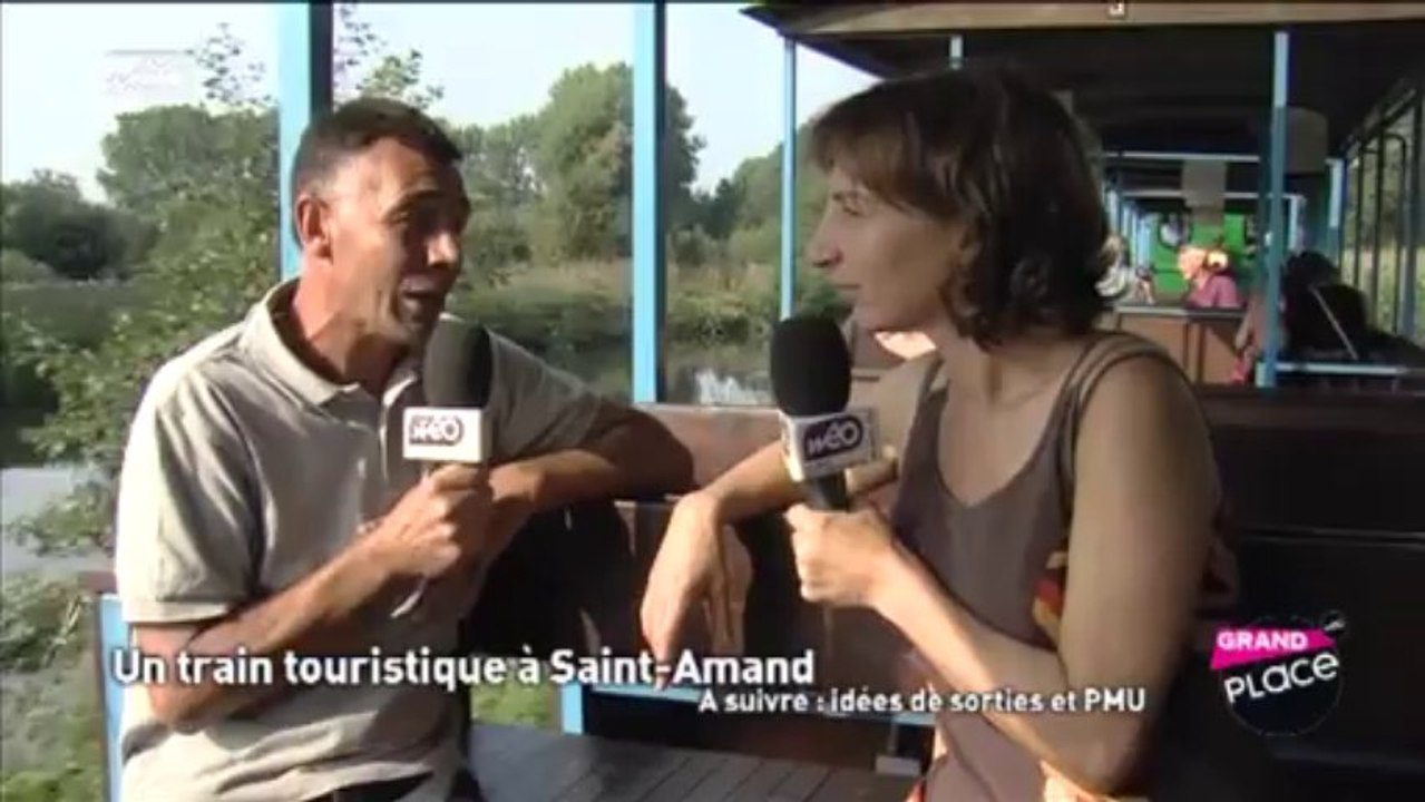 Un train touristique à Saint-Amand Les Eaux