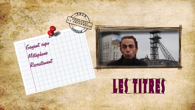 Journal du vendredi 13 septembre Télé Gohelle -