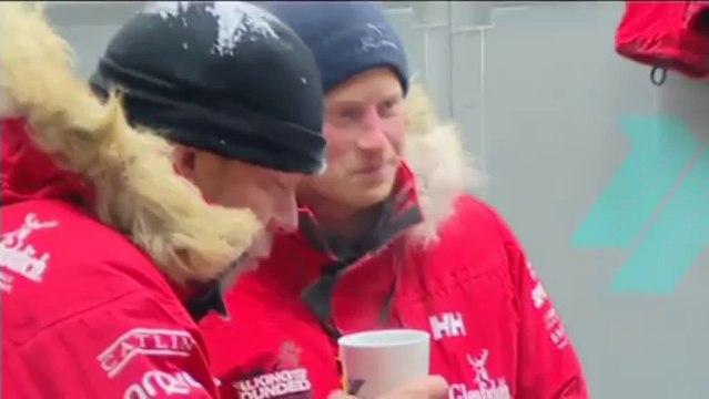 Le prince Harry a passé une nuit dans un frigo géant