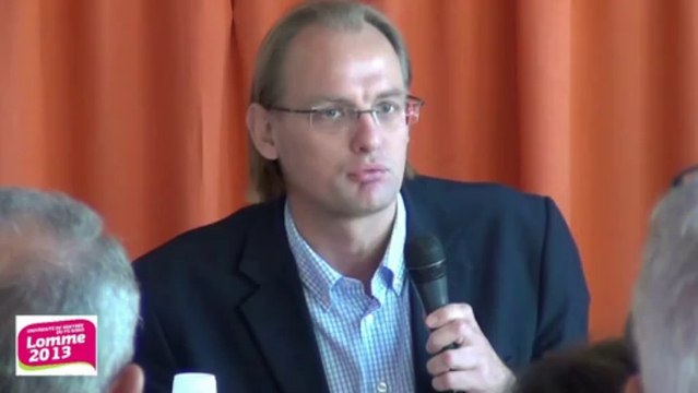 Université de rentrée du PS Nord - Intervention de Wulfran Despicht