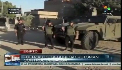 Fuerzas de seguridad egipcias recuperan control de Delga