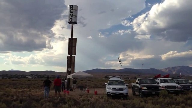 Course d'avion vu d'en dessous