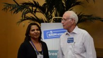 Signworld Owner Ritu with Ken Kindt President of Signworld