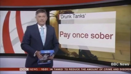 Simon McCoy shows off latest must have gadget for BBC newsreaders