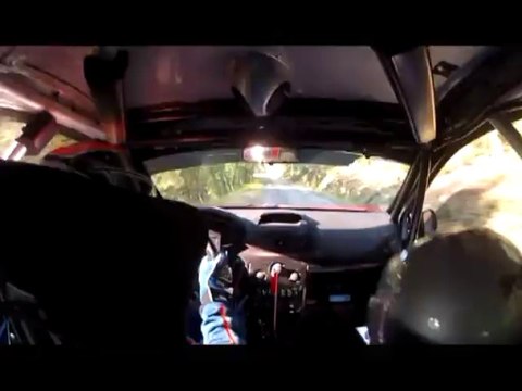 Camera embarquee nicolas - nicolas clio r3 rallye cigalois 2013 es5 fressac
