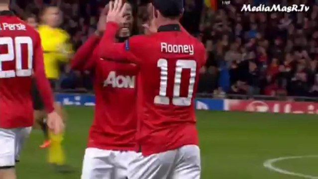 هدف مانشستر يونايتد الأول في باير ليفركوزن - دوري أبطال أوروبا - 17/9/2013