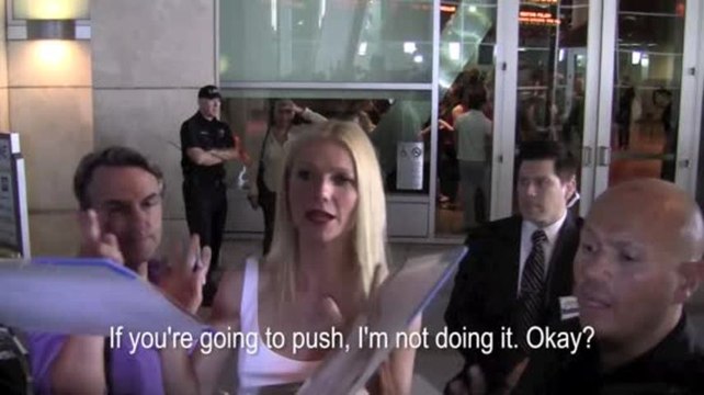 Gwyneth Paltrow Nearly Refuses Autograph Hunters