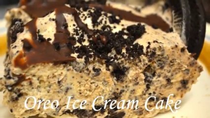 Oreos Ice Cream Cake