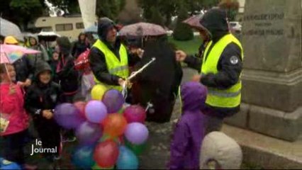Fermeture de classe : Manifestation à Montaigu