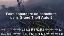 Grand Theft Auto 5 - Trucs et astuces - Faire apparaitre un parachute