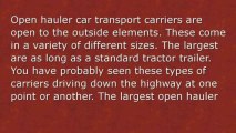 Auto Carrier Types