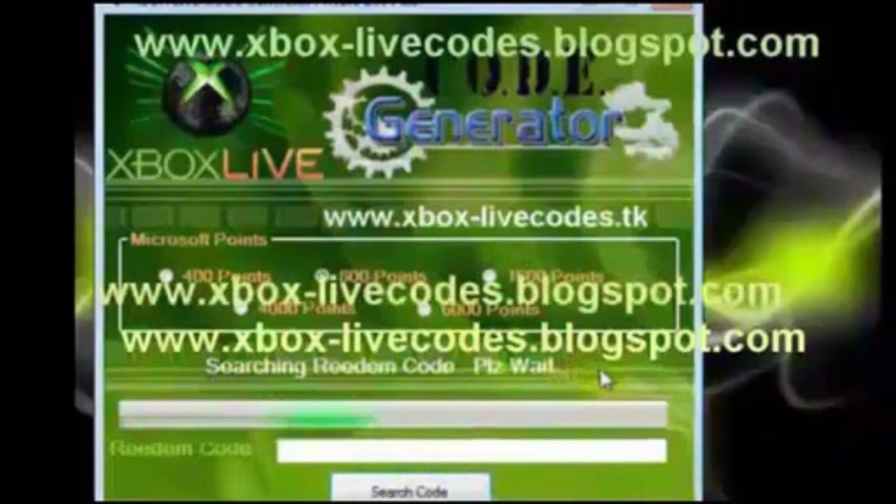 XBOX Live Free Code Unlimited Times
