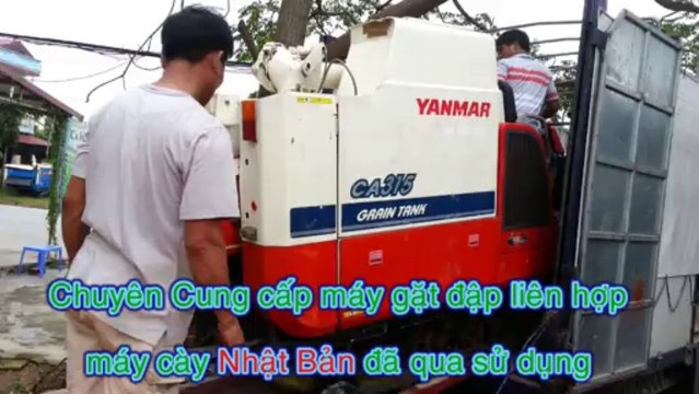 Mới về máy gặt đập liên hợp Yanmar CA 315- Máy gặt đập liên hợp Đăng Lê chuyên máy gặt KUBOTA ISEKI YANMAR giá rẻ nhất