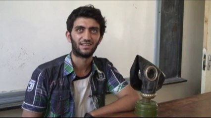 متطوعون سوريون يتدربون بهدف الحماية من الاسلحة الكيميائية