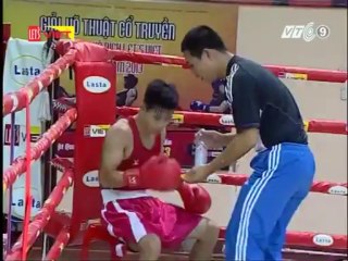 Boxing: Trận 1- Võ sĩ Nguyễn Duy Khánh (CAND) - Võ sĩ Lê Đức Phú (Bình Định)