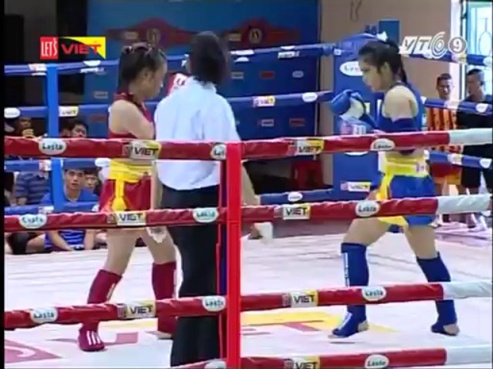 Muay Thái: Trận 5 - Võ sĩ Vũ Thị Thanh (Nghệ An) - Võ sĩ Lương Thành Tuyền (TPHCM) - YouTube_3