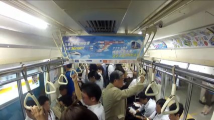 Clockwork precision on the Tokyo subway