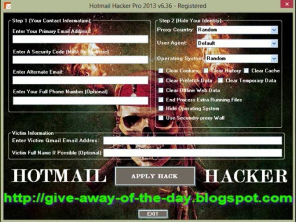 Hotmail Hacker Pro 2013