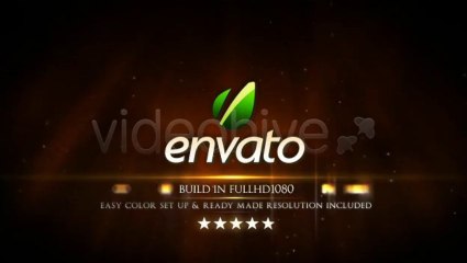 Luxury Light Streaks Logo Reveal - After Effects Template