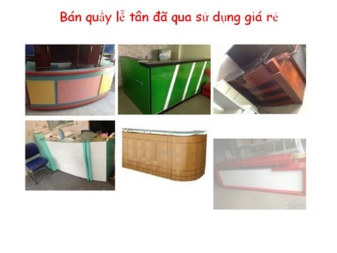 TpHCM thanh lý quầy tiếp tân cũ, bán quầy thâu ngân cũ giá rẻ 0937486339