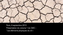 Le premier volume du rapport du GIEC sur le changement climatique