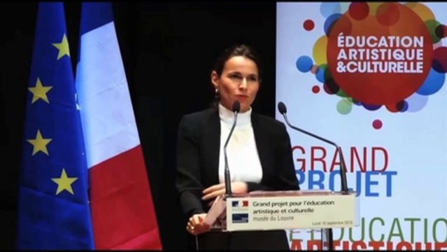 Conférence de presse d'Aurélie Filippetti sur l'éducation artistique et culturelle / volet Automne numérique
