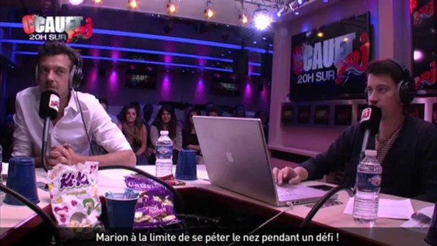 Marion à la limite de se péter le nez pendant un défi ! - C'Cauet sur NRJ