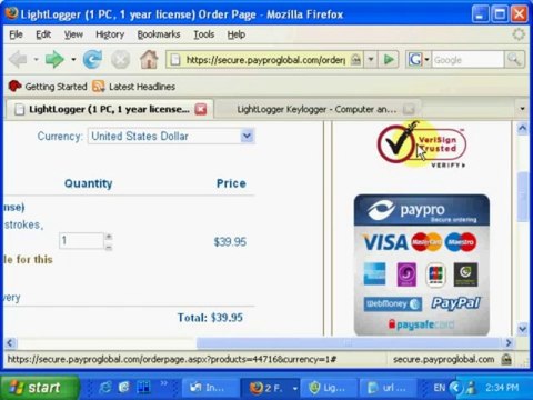 LightLogger Keylogger - Monitoring Software