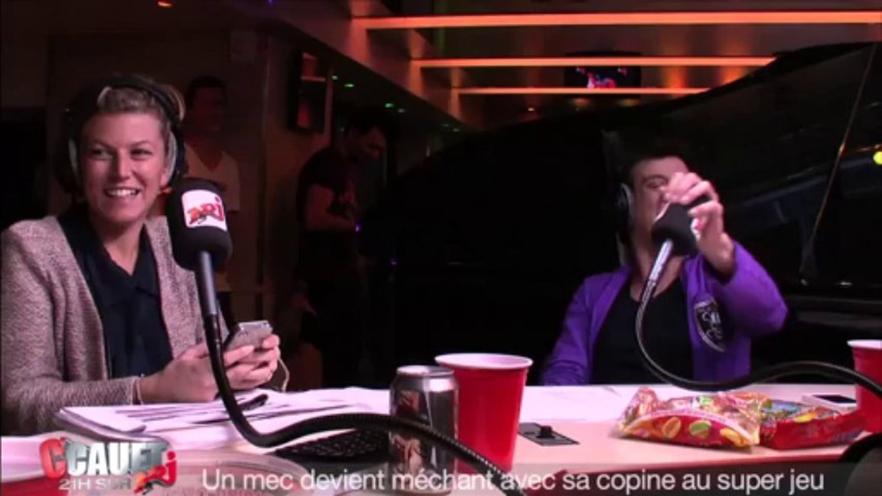 Un mec devient méchant avec sa copine au super jeu - C'Cauet sur NRJ