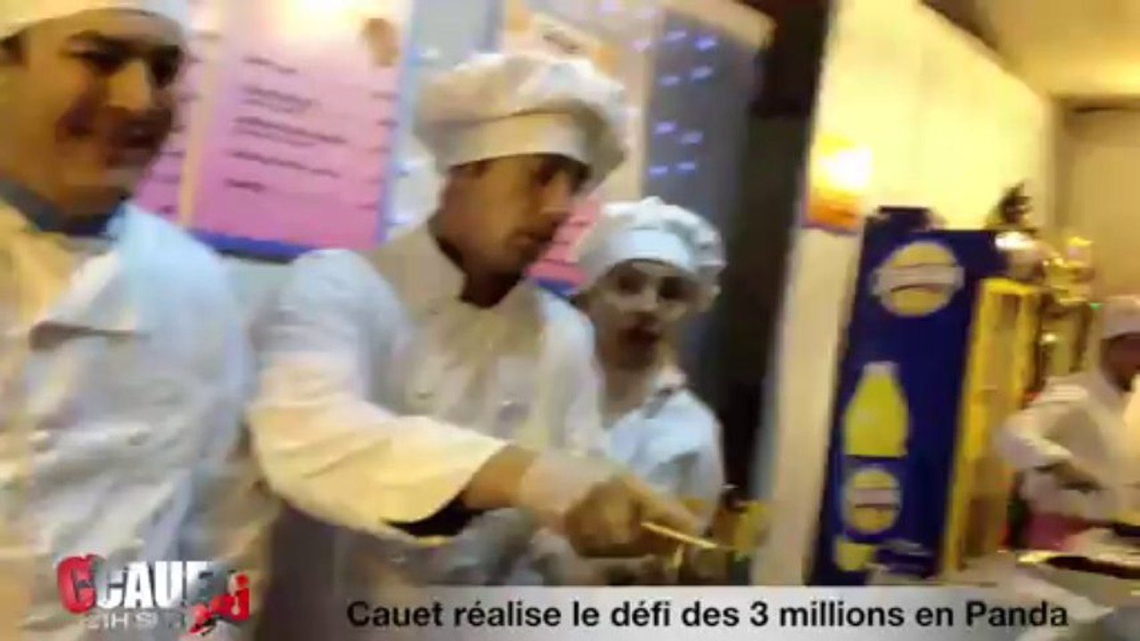 Cauet réalise le défi des 3 millions en Panda - C'Cauet sur NRJ