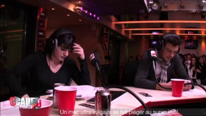 Un mec pète un plomb et insulte sa copine au super jeu  - C'Cauet sur NRJ