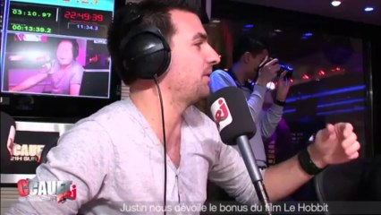 Justin nous dévoile la version censurée du film Le Hobbit - C'Cauet sur NRJ