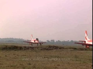 Fighter jets ready to take off
