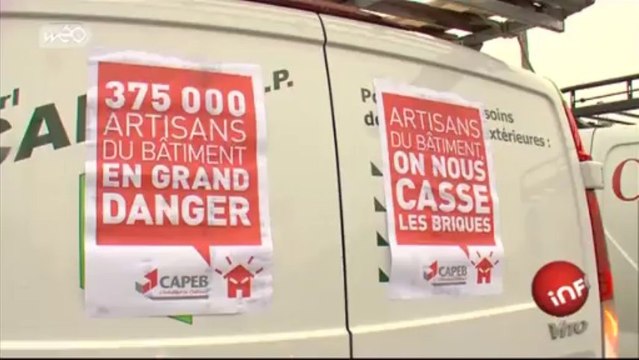 Opérations escargot : Les artisans du bâtiment voient rouge