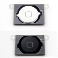 hytparts.com-Original Black Home Menu Button   Rubber Gasket Holder   Metal Spacer for iPhone 4S Repair Parts