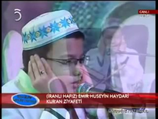 Kur`an Ziyafeti - İranlı Çocuk Hafız Emir Huseyin Haydari