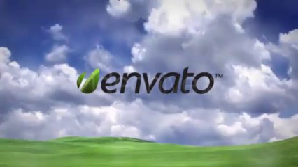 Fly through Grass into the Clouds - Logo Reveal - After Effects Template